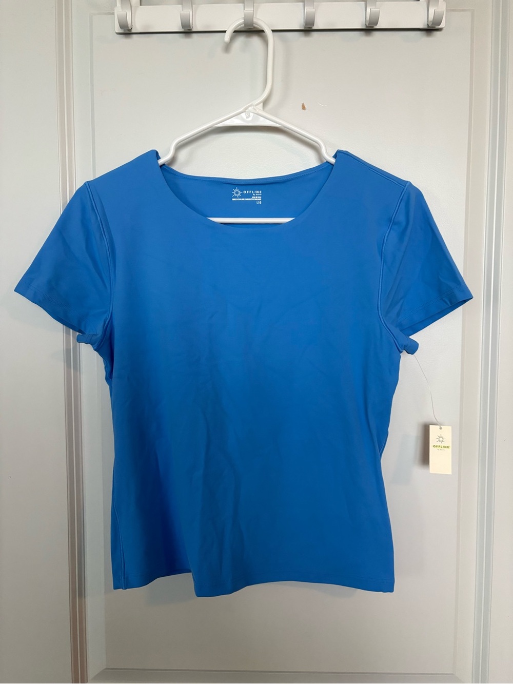Aerie Women's Tech Tee in Bright Blue